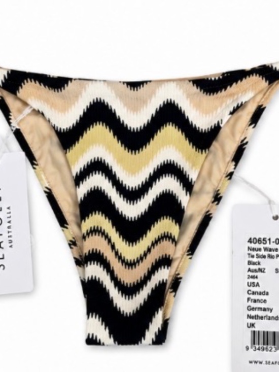Seafolly Other - Seafolly Australia Neue Wave Tie Side Rio Bikini Bottom - New With Tags